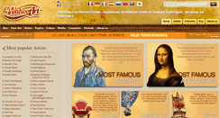 Desktop Screenshot of en.wahooart.com