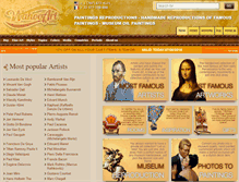 Tablet Screenshot of en.wahooart.com